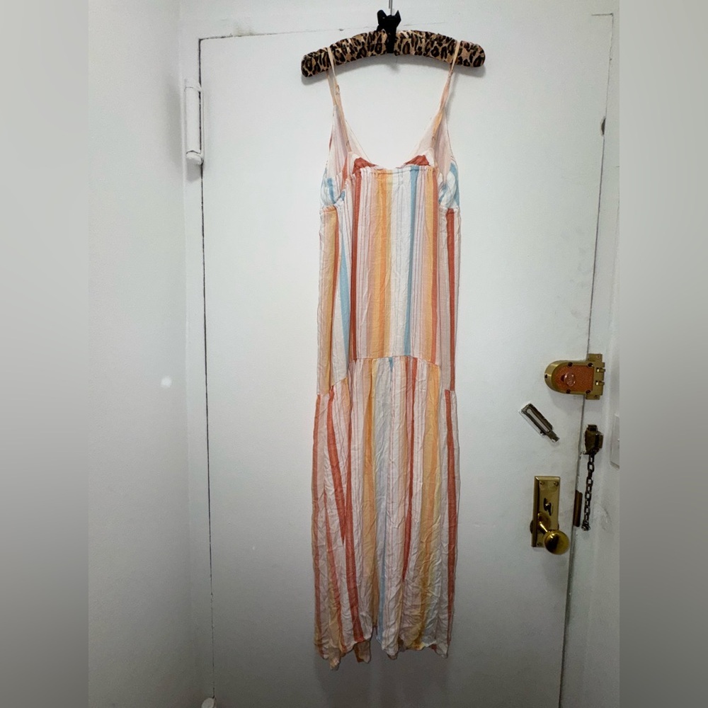 Revolve L*space Victoria Rainbow Vacation Beach Dress Size Large - Picture 10 of 10